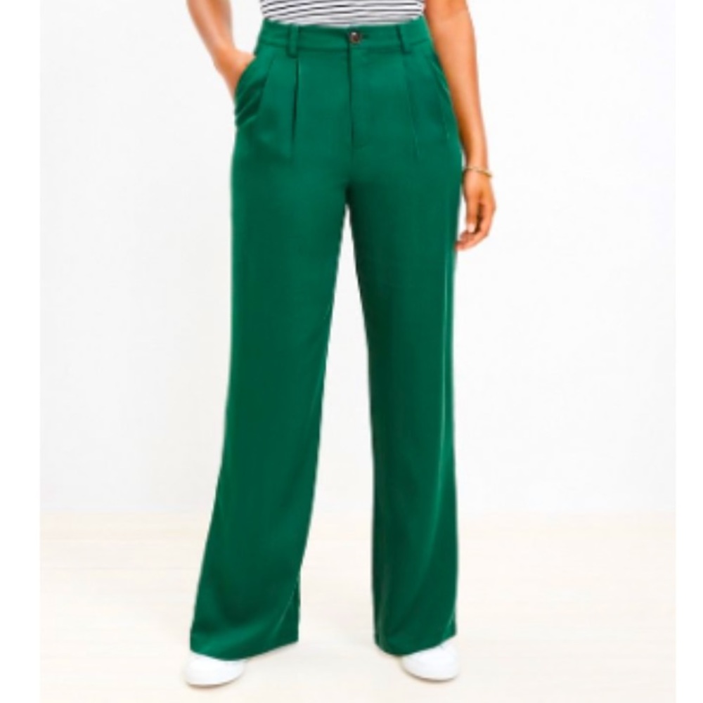 LOFT Emory Wide Leg Trouser